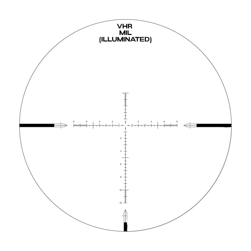 Arken Optics EPL4 6-24x50 FFP Illuminated Reticle with Zero Stop - 30m