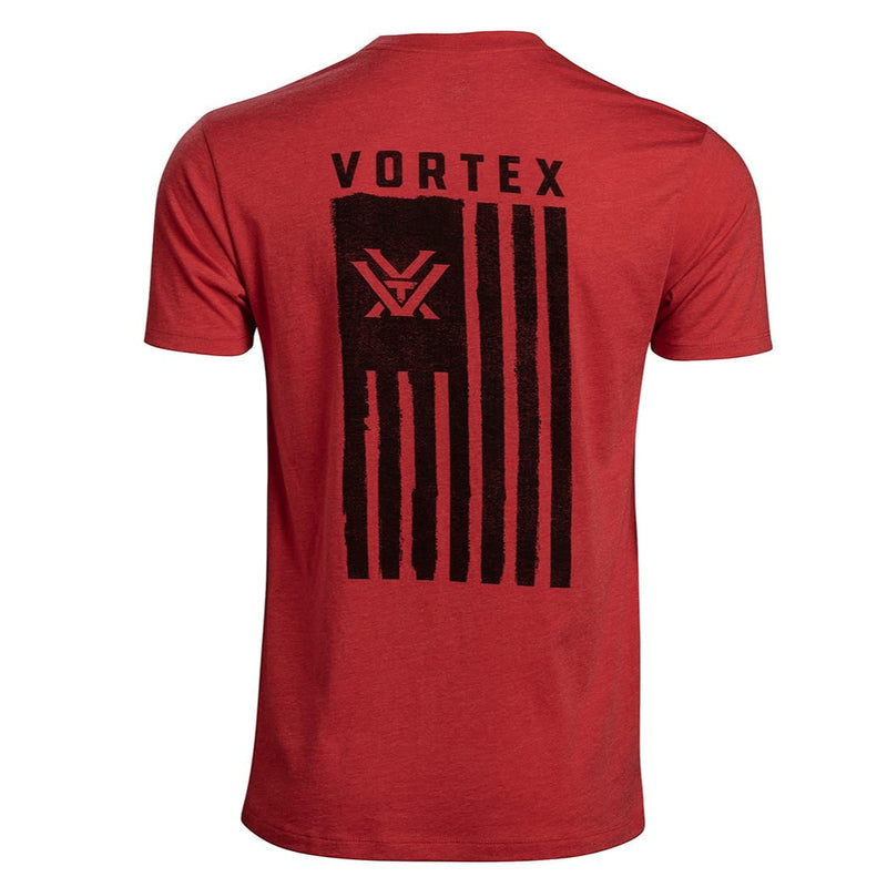 Vortex Salute Short Sleeve T-Shirt-Red-S-Optics Force