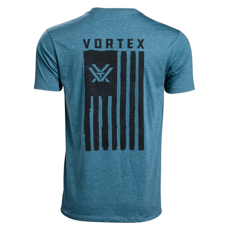 Vortex Salute Short Sleeve T-Shirt-Steel Blue-S-Optics Force