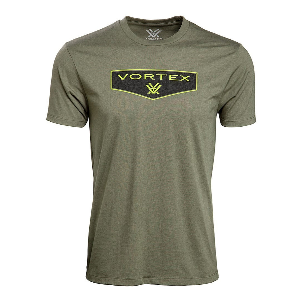 Vortex Men's Three Peaks T-Shirt - Charcoal Heather