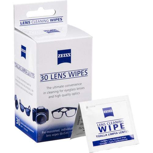 Zeiss Lens Wipes - 30 ct Box
