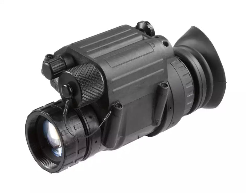 AGM Global Vision 11P14122464011 PVS-14 NW1 Night Vision Hand Held/Mountable Scope Black 1x 26mm, Gen 2+ Level 1, White Filter