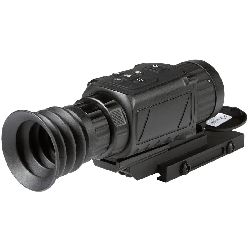 AGM Global Vision Rattler TS35-384 Thermal Hand Held/Mountable Scope Matte Black 2x - 16x 35mm Red Crosshair Reticle Digital 1x/2x/4x/8x/PIP Zoom 384x288 Resolution