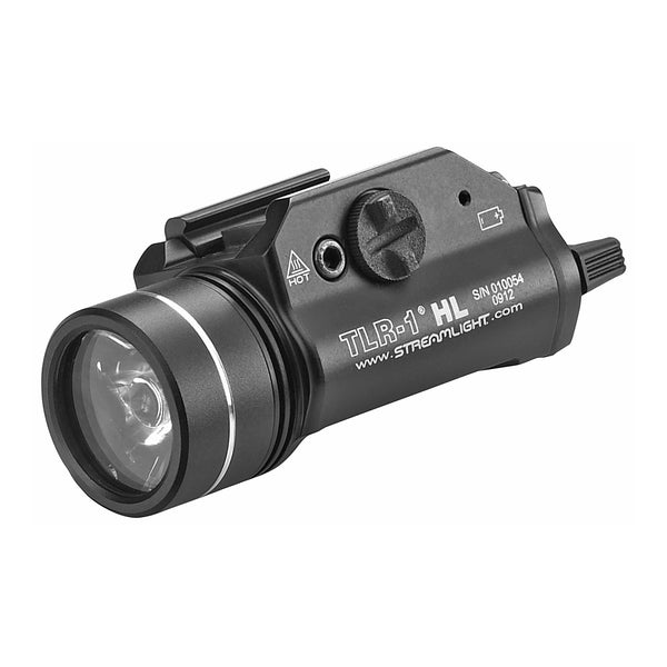 Streamlight 69260 TLR-1 HL 1000-Lumen Weapon Light With Rail Locating Keys and Lithium Batteries, Box, Black-Optics Force