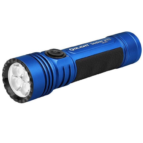 Olight Seeker 3 Pro Bright Flashlight-Blue-Optics Force