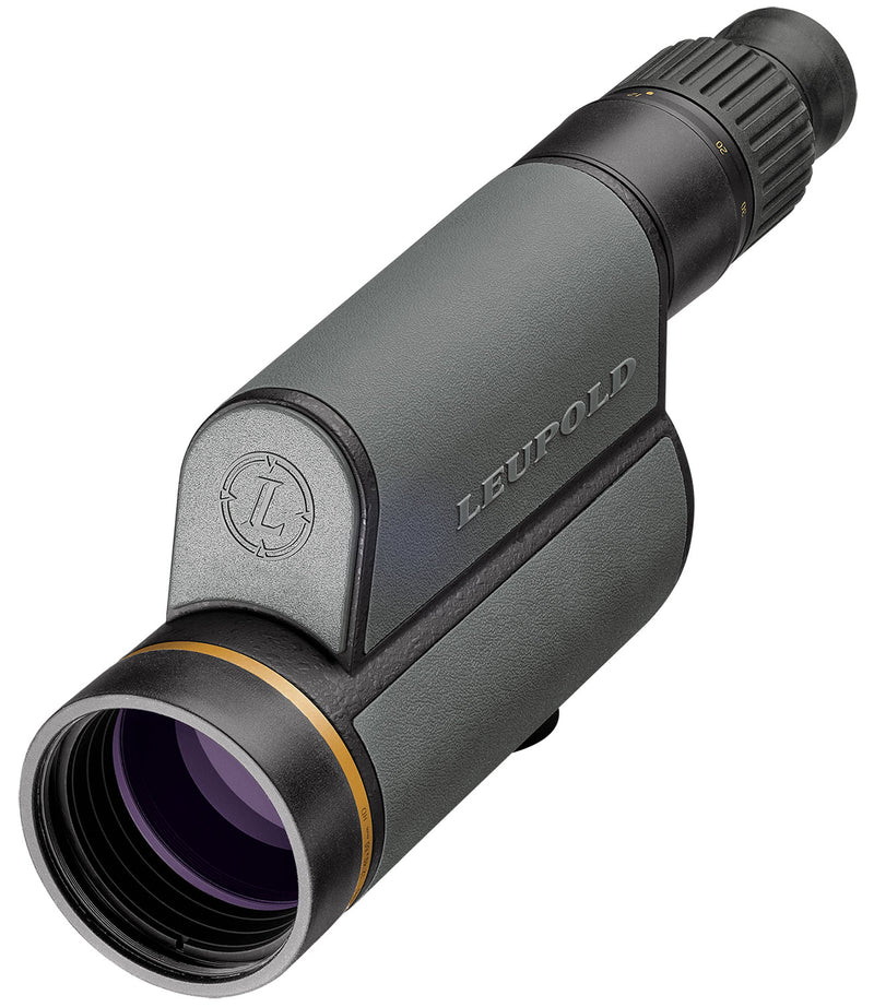 Leupold Spotting Scope 120371 Gold Ring Shadow Gray 12-40x 60mm Straight Body-Optics Force