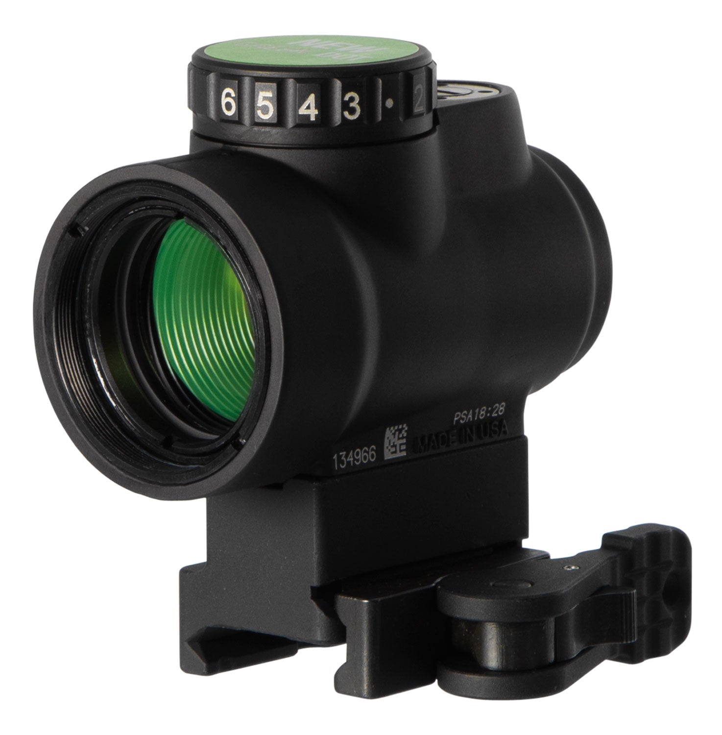 Trijicon 2200033 MRO Matte Black 1 x 25 mm 2 MOA Green Dot Levered Qui