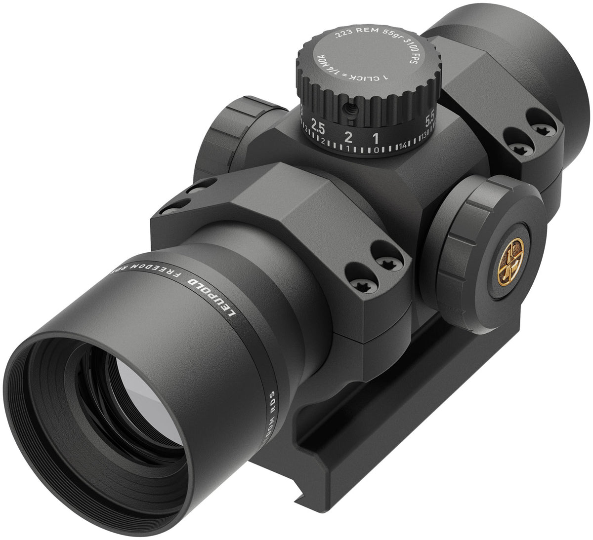 Leupold 180093 Freedom Red Dot Sight (RDS) BDC w/ Mount Matte Black 1x