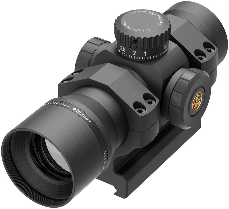 Leupold 180093 Freedom Red Dot Sight (RDS) BDC w/ Mount Matte Black 1x34mm 1 MOA Illuminated Red Dot Reticle