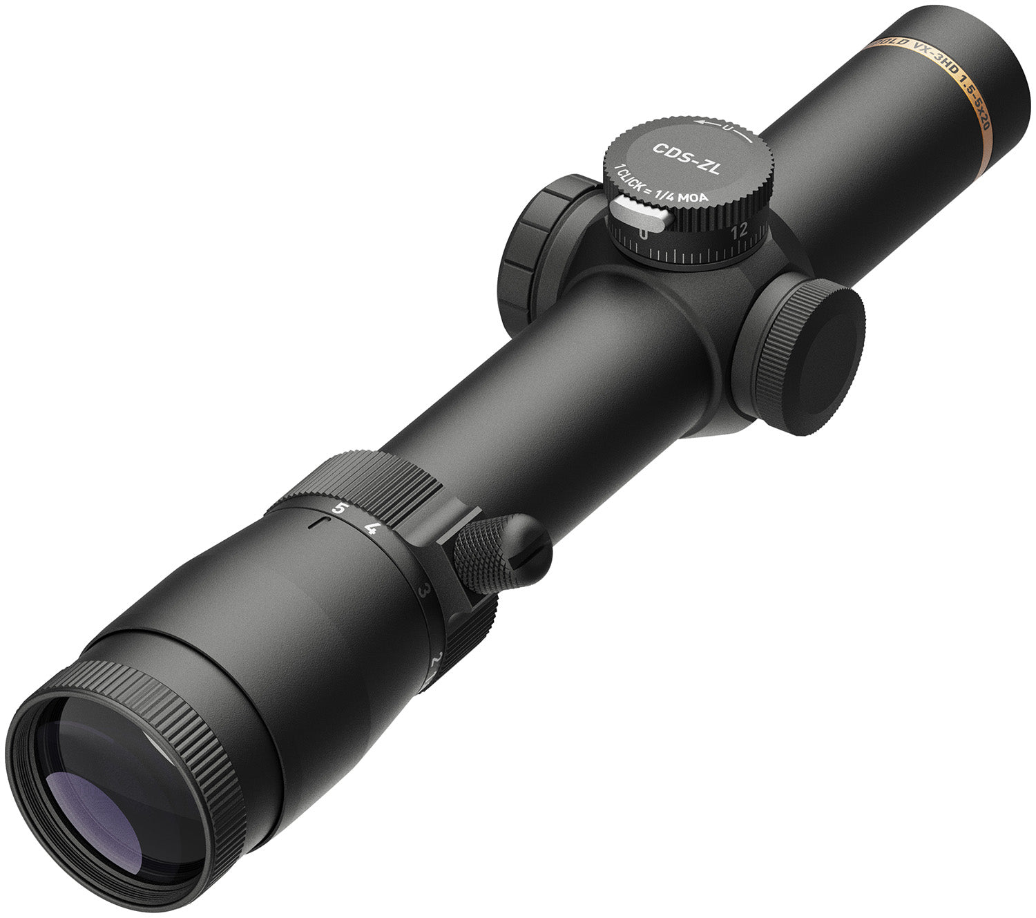 Leupold Riflescope 180626 VX-3HD 1.5-5X20 CDS-ZL 30mm Tube Illuminated