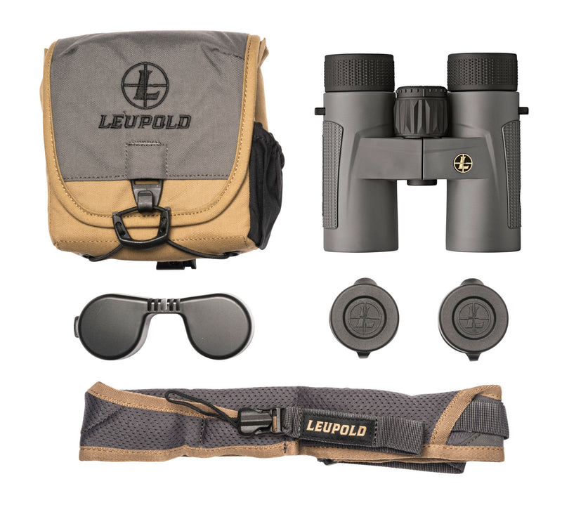 Leupold 172660 Binocular BX-4 Pro Guide HD 10x32mm Roof Prism Shadow Gray Armor Coated-Optics Force