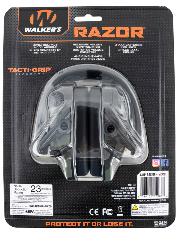 WLKR GWP-RSEMRH-MCCG RAZR MUFF TACTI-GRIP GRYCAM-Optics Force