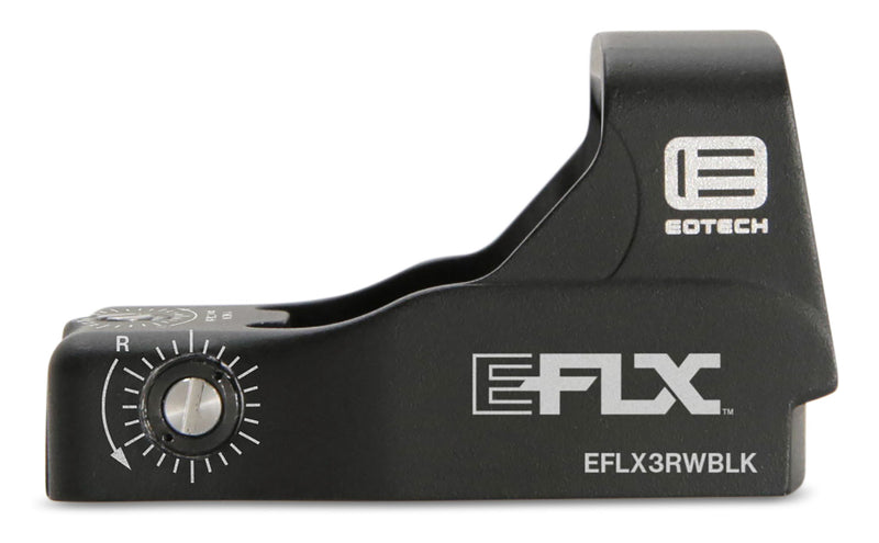 Eotech EFLX3RWBLK EFLX Mini Black Anodized 1x 3 MOA Red Dot Reticle-Optics Force