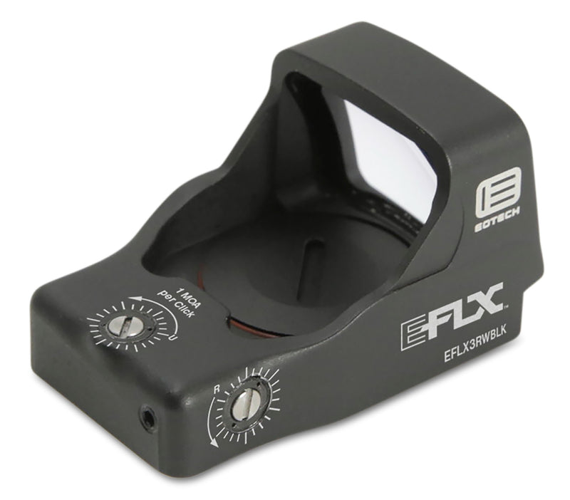 Eotech EFLX3RWBLK EFLX Mini Black Anodized 1x 3 MOA Red Dot Reticle-Optics Force