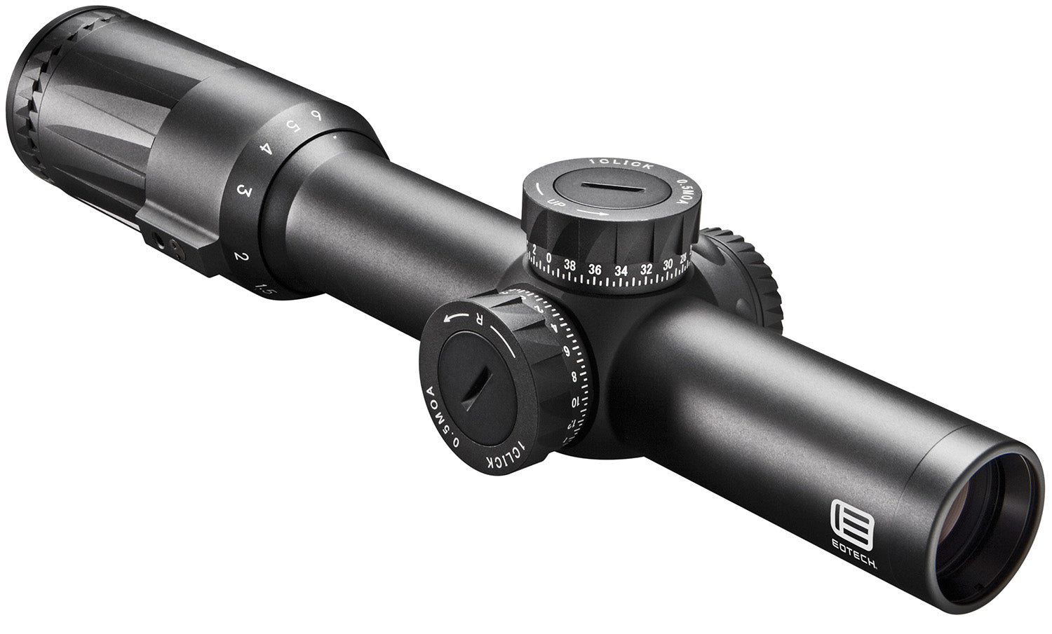 EOTECH Vudu® 1-6x24 FFP SR1 MRAD Speed Ring Reticle Riflescope - Black