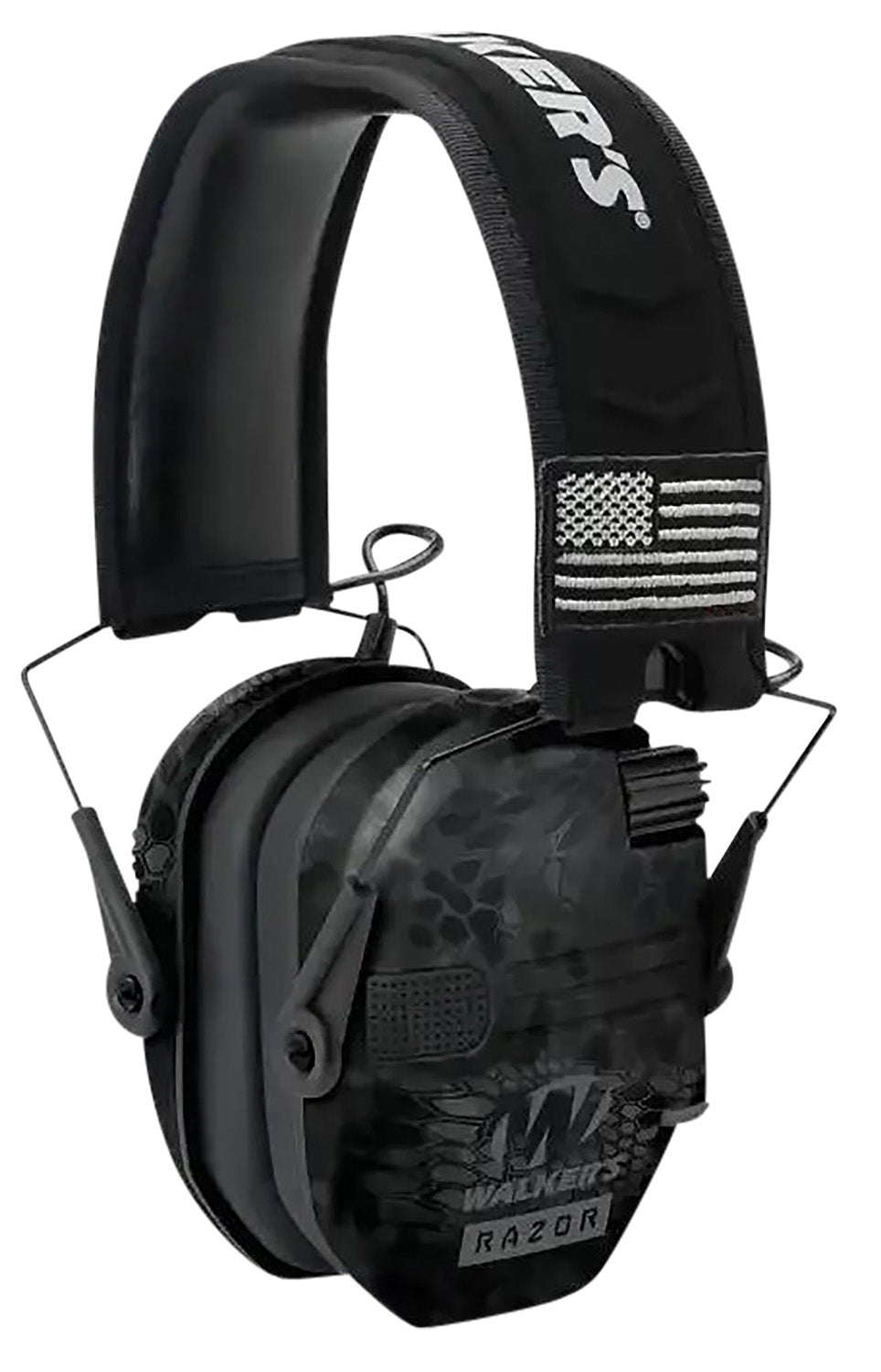 Walkers GWPRSEMPATKPT Razor Patriot Polymer 23 dB Over the Head Krypte