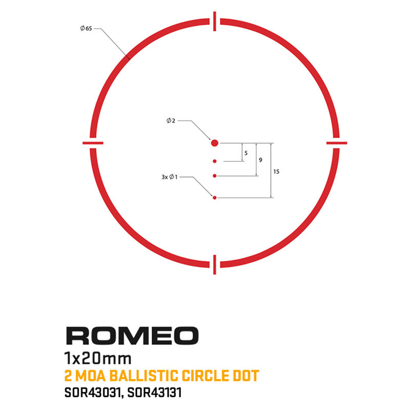 Sig Sauer Romeo4T 1X20 MM Red Dot-1X20 MM-Optics Force