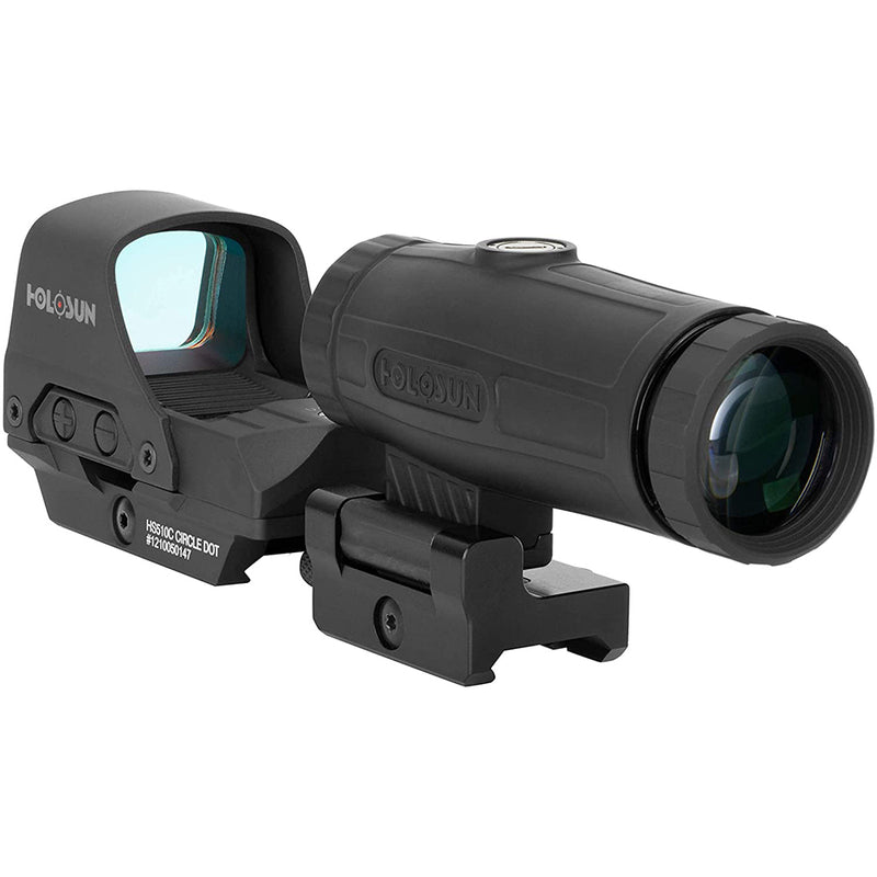 HOLOSUN HS510c Reflex Red Dot Sight + HM3X 3X Magnifier Combo Set