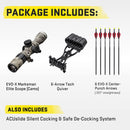 TenPoint Havoc RS440 Crossbow, Veil Alpine - 440 FPS - Equipped with 100-Yard EVO-X Marksman Elite Scope + ACUslide Cocking & De-Cocking System - Reverse-Draw Design Creates Fastest Compact Crossbow-Optics Force