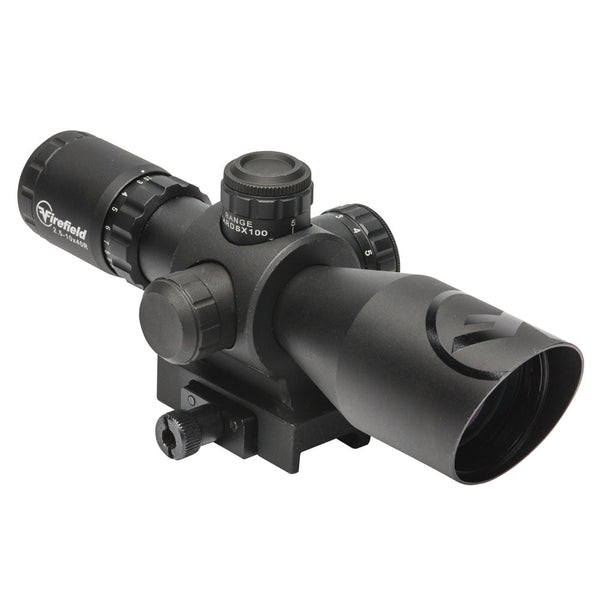 Firefield Barrage 2.5-10x40 Riflescope with Red Laser-Optics Force