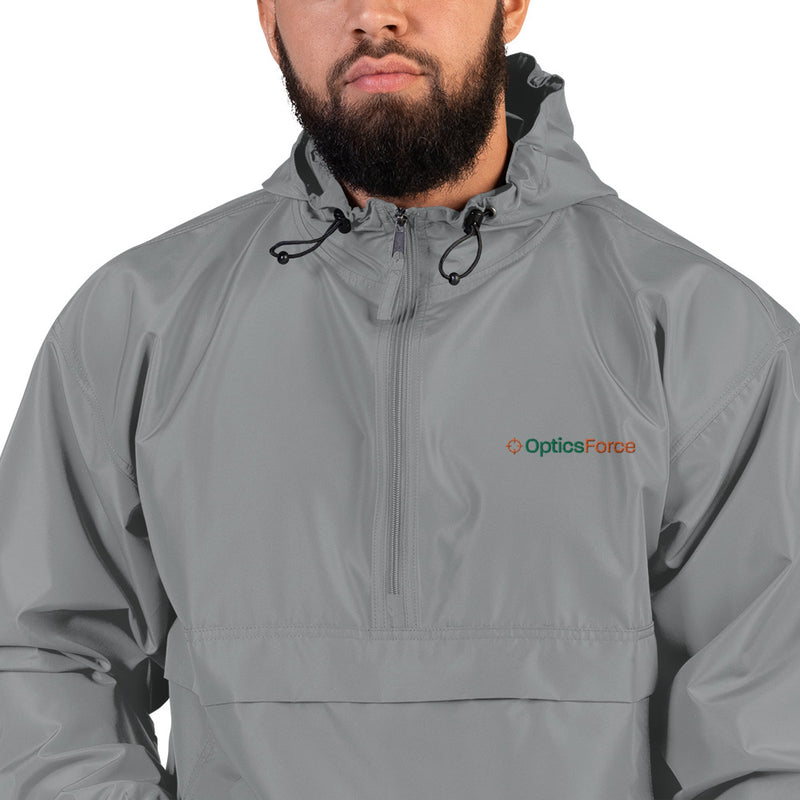 Optics Force Embroidered Packable Jacket by Champion-Graphite-S-Optics Force
